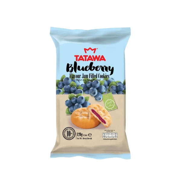 کوکی تاتاوا با طعم بلوبری ۱2۰ گرمی