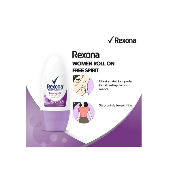 product-grid-gallery-item مام رول دئودورانت زنانه رکسونا Free Spirit حجم 45 میل