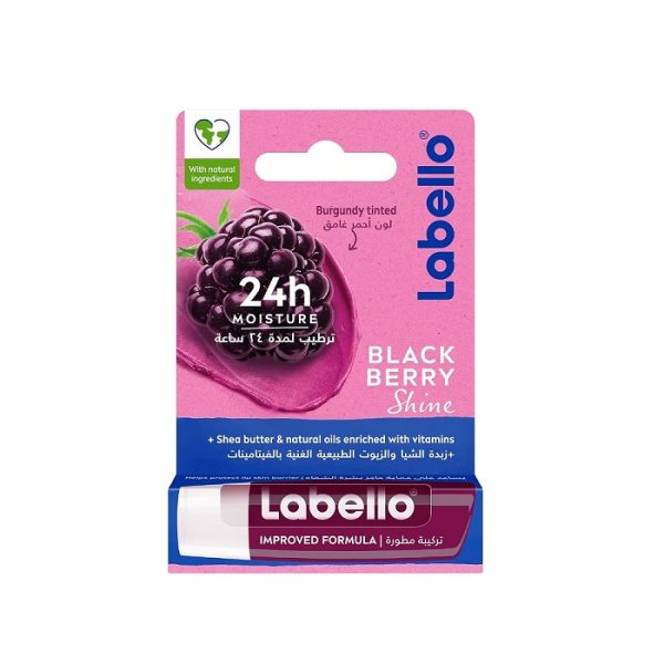 بالم لب لابلو تمشک Labello Blackberry Shine