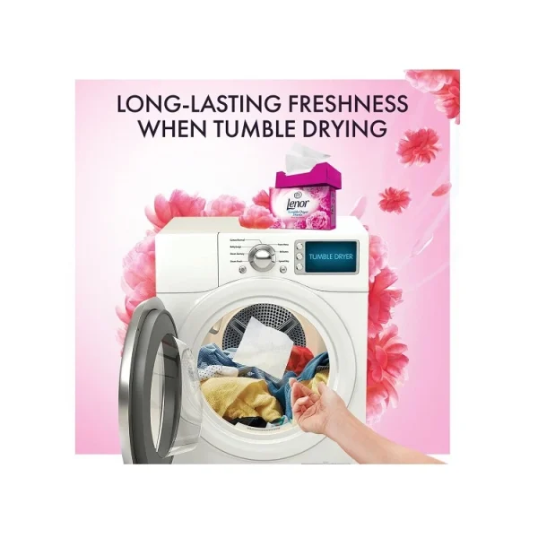 product-grid-gallery-item دستمال خوشبوکننده لباس لنور رایحه شکوفه صورتی 34 عددی