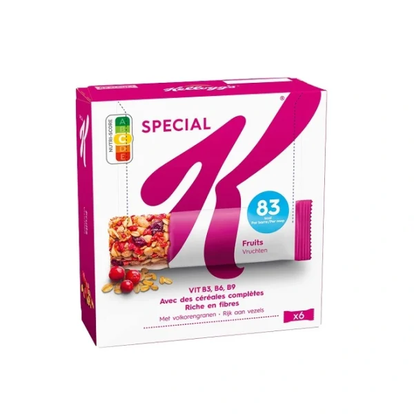 غلات بار اسپشیال کی با طعم میوه ای بسته 6 عددی