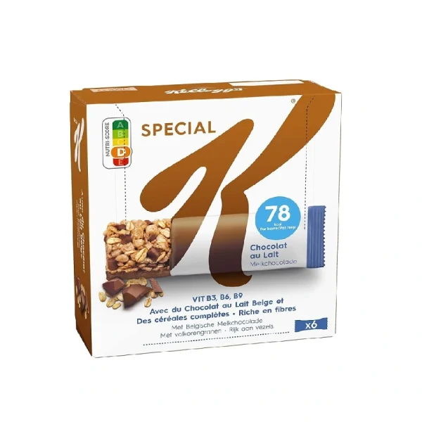 غلات بار اسپشیال کی با طعم شکلات شیری 6 عددی