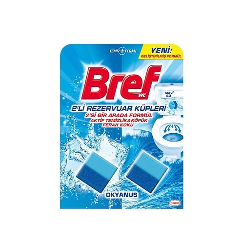 خوشبوکننده توالت فرنگی برف Bref بسته 2 عددی