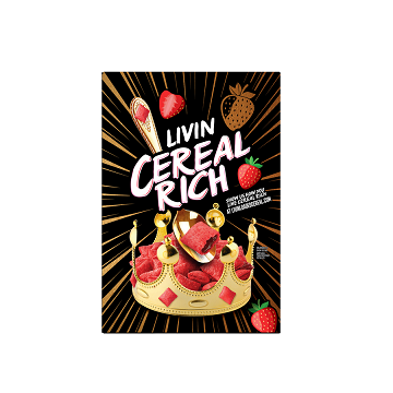 غلات صبحانه لیوین توت فرنگی 350 گرمی