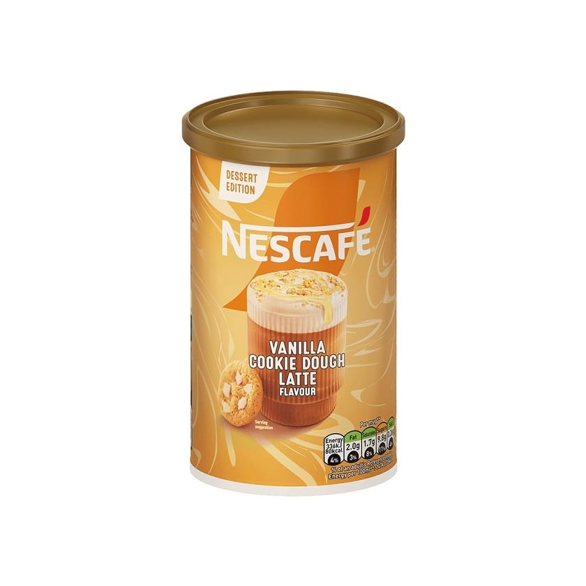 قهوه نسکافه وانیلی لاته