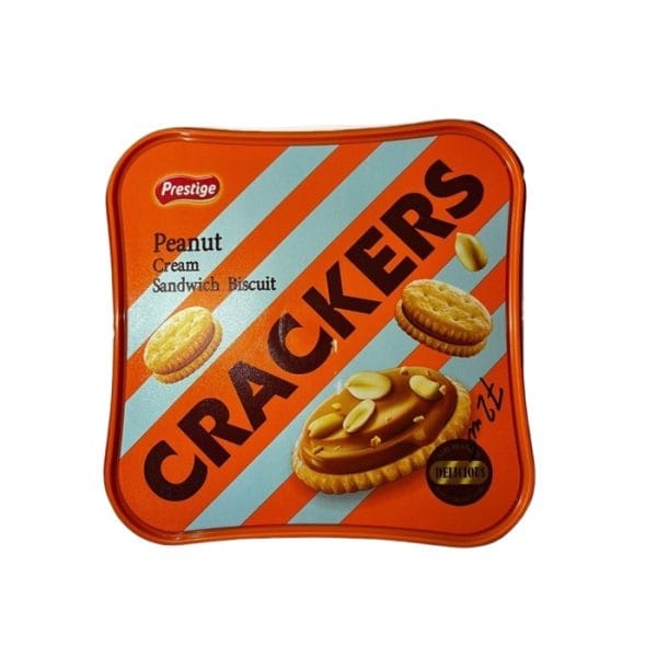 بیسکویت کرم بادام‌زمینی پرستیژ 400 گرم