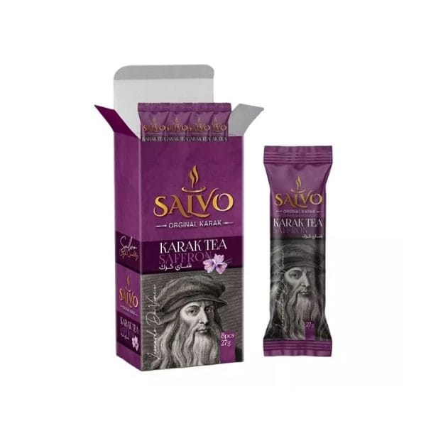 چای زعفرانی سالوو بسته 8 عددی