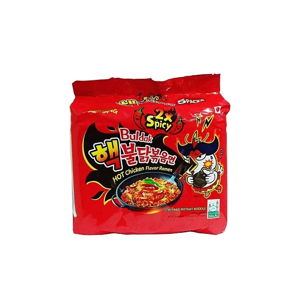 نودل سامیانگ 2X بولداک بسته ۵ عددی