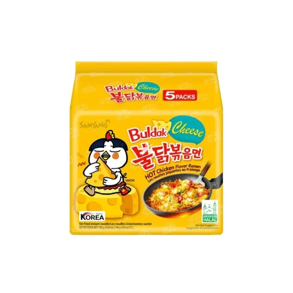 نودل پنیری سامیانگ بولداک بسته 5 عددی