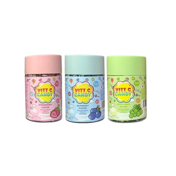 آبنبات ویتامین سی کی‌ اچ‌ وای KHV طعم میوه‌ای وزن 102 گرم