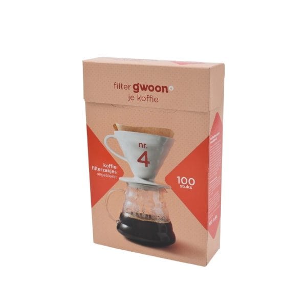 فیلتر قهوه گوون شماره 4 بسته 100 عددی